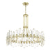 Crystorama - BOL-8889-AG - 12 Light Chandelier - Bolton - Aged Brass