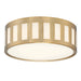 Crystorama - KEN-2203-VG - Three Light Flush Mount - Kendal - Vibrant Gold