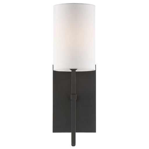 Crystorama - VER-241-BF - One Light Wall Sconce - Veronica - Black Forged