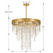 Crystorama - WIN-615-GA-CL-MWP - Five Light Chandelier - Winham - Antique Gold