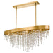 Crystorama - WIN-619-GA-CL-MWP - Eight Light Chandelier - Winham - Antique Gold