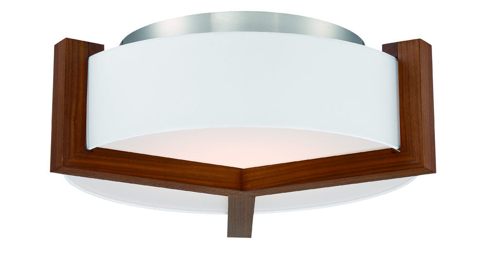 Modern Forms - FM-83922-DW - LED Flush Mount - Segment - Dark Walnut