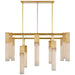 Visual Comfort Signature - KW 5115AB-ALB - LED Chandelier - Covet - Antique-Burnished Brass