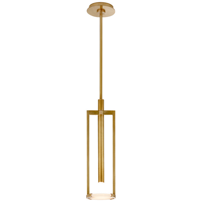 Visual Comfort Signature - KW 5610AB-ALB - LED Pendant - Melange - Antique-Burnished Brass