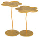 Currey and Company - 4000-0068 - Accent Table - Fleur - Gold Leaf