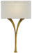 Currey and Company - 5000-0124 - One Light Wall Sconce - Choisy - Antique Gold Leaf