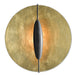 Currey and Company - 5000-0130 - One Light Wall Sconce - Pinders - Contemporary Gold Leaf/Painted Contemporary Gold/French Black