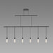 Sonneman - S1B48K-JR181212-RP08 - Six Light Pendant - Suspenders - Satin Black