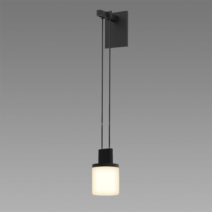 Sonneman - S1L01K-MFXXXX12-RP06 - One Light Wall Sconce - Suspenders - Satin Black