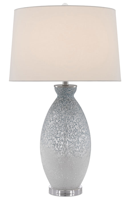 Currey and Company - 6000-0467 - One Light Table Lamp - Hatira - Pale Blue/White