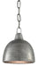 Currey and Company - 9000-0426 - One Light Pendant - Earthshine - Blackened Steel