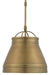 Currey and Company - 9000-0488 - One Light Pendant - Lumley - Antique Brass