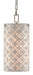 Currey and Company - 9000-0490 - One Light Pendant - Ellison - Pearl/Antique Silver Leaf