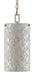 Currey and Company - 9000-0490 - One Light Pendant - Ellison - Pearl/Antique Silver Leaf