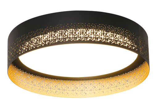 AFX Lighting - ASHF1214L30D1BK - LED Flush Mount - Ash - Black and Gold