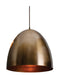 AFX Lighting - BKNP16QB - One Light Pendant - Brooklyn - Antique Brass