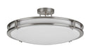 AFX Lighting - CAC243100LAJD1 - LED Semi-Flush Mount - Carlisle - Satin Nickel