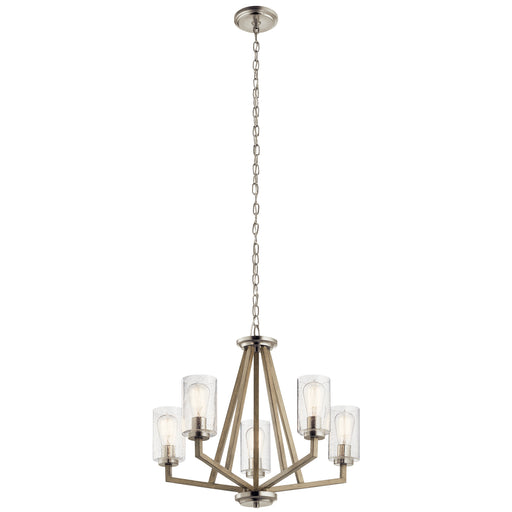 Kichler - 43035DAG - Five Light Chandelier - Deryn - Distressed Antique Gray