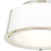 Crystorama - FUL-903-PN - Two Light Semi Flush Mount - Fulton - Polished Nickel