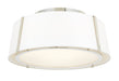 Crystorama - FUL-905-PN - Three Light Semi Flush Mount - Fulton - Polished Nickel