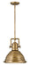 Hinkley - 4697HB - LED Pendant - Keating - Heritage Brass