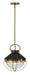 Hinkley - 4847HB - LED Pendant - Crew - Heritage Brass