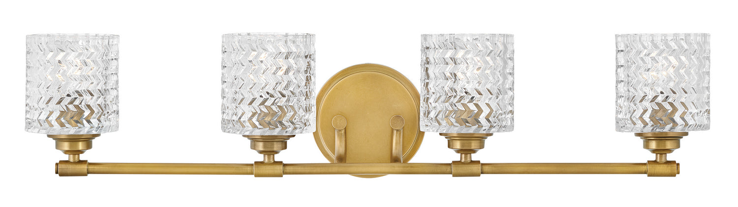 Hinkley - 5044HB - LED Bath - Elle - Heritage Brass