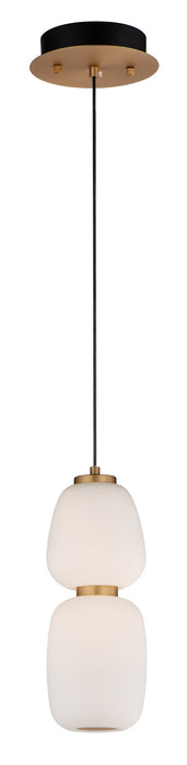 ET2 - E25066-92BKGLD - LED Pendant - Soji - Black / Gold