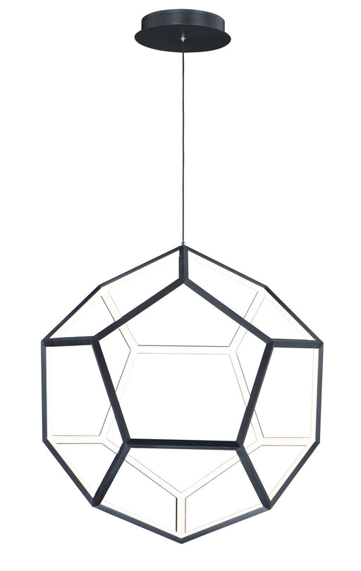 ET2 - E25106-BK - LED Pendant - Penta - Black