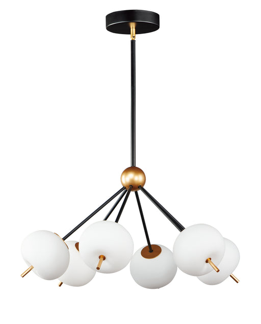 ET2 - E25116-92BKGLD - LED Pendant - Quest - Black / Gold