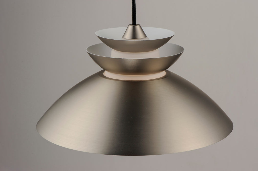 Maxim - 11359WTBP - One Light Pendant - Nordic - Brushed Platinum