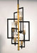 Maxim - 16116CLBKAB - Six Light Chandelier - Flambeau - Black / Antique Brass