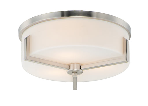 Maxim - 21280SWSN - Three Light Flush Mount - Dart - Satin Nickel