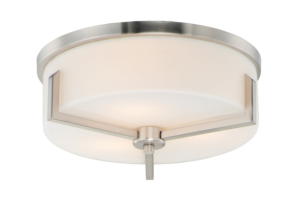 Maxim - 21280SWSN - Three Light Flush Mount - Dart - Satin Nickel