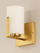 Maxim - 21281SWSBR - One Light Wall Sconce - Dart - Satin Brass