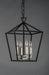 Maxim - 25152TXBPN - Four Light Chandelier - Abode - Textured Black / Polished Nickel