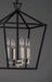 Maxim - 25152TXBPN - Four Light Chandelier - Abode - Textured Black / Polished Nickel