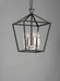 Maxim - 25152TXBPN - Four Light Chandelier - Abode - Textured Black / Polished Nickel