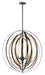 Maxim - 28675BKGLD - Five Light Pendant - Radial - Black / Gold