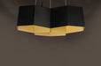 Maxim - 30334BKGLD - LED Chandelier - Honeycomb - Black / Gold