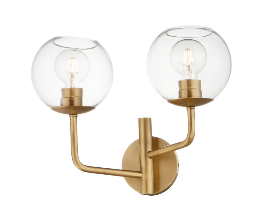 Maxim - 38412CLNAB - Two Light Bath Vanity - Branch - Natural Aged Brass