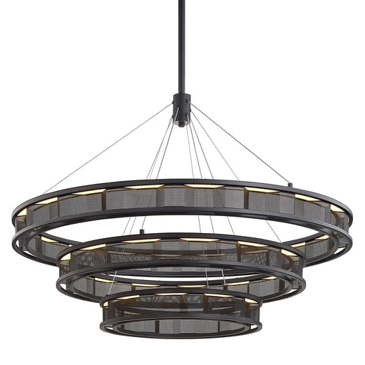 Troy Lighting - F6866-SFB - LED Chandelier - Fuze - Soft Off Black