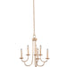 Kalco - 511771MG - Six Light Chandelier - Kiera - Modern Gold