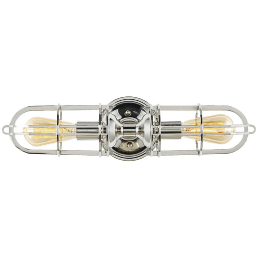 Generation Lighting. - WB1704PN - Two Light Wall Bracket - Urban Renewal - Polished Nickel