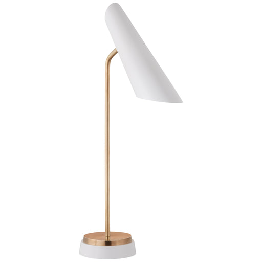 Visual Comfort Signature - ARN 3401HAB-WHT - LED Task Lamp - Franca - Hand-Rubbed Antique Brass