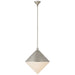 Visual Comfort Signature - ARN 5357BSL-WG - LED Pendant - Sarnen - Burnished Silver Leaf