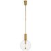 Visual Comfort Signature - KW 5131AB - LED Pendant - Nye - Antique-Burnished Brass