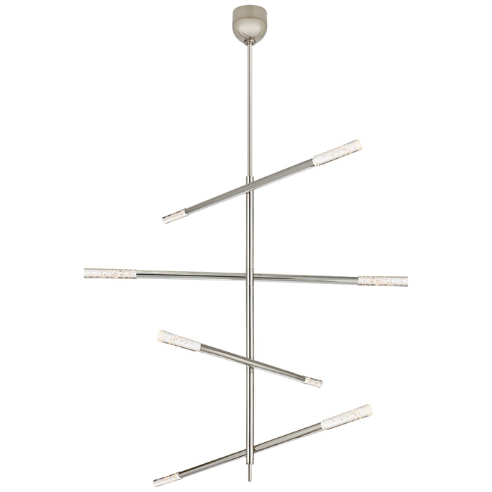 Visual Comfort Signature - KW 5593PN-SG - LED Chandelier - Rousseau - Polished Nickel