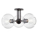 Mitzi - H270603-OB - Three Light Semi Flush Mount - Margot - Old Bronze