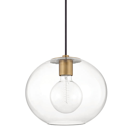 Mitzi - H270701L-AGB - One Light Pendant - Margot - Aged Brass